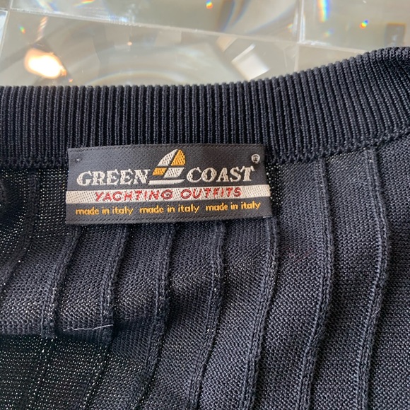 Black Sweater made in Italy by Green Coast NWOT - Picture 13 of 15